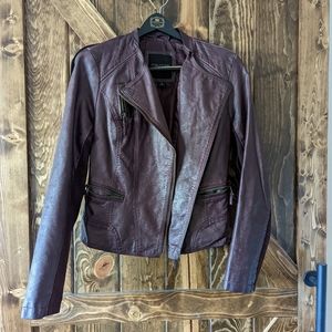 Maurices faux leather moto jacket